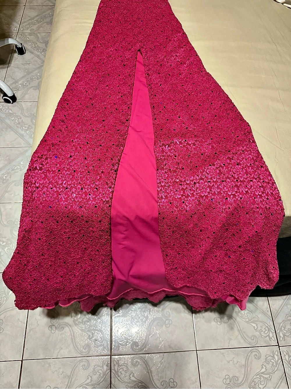 Pink Sequin Maxi Dress Like New